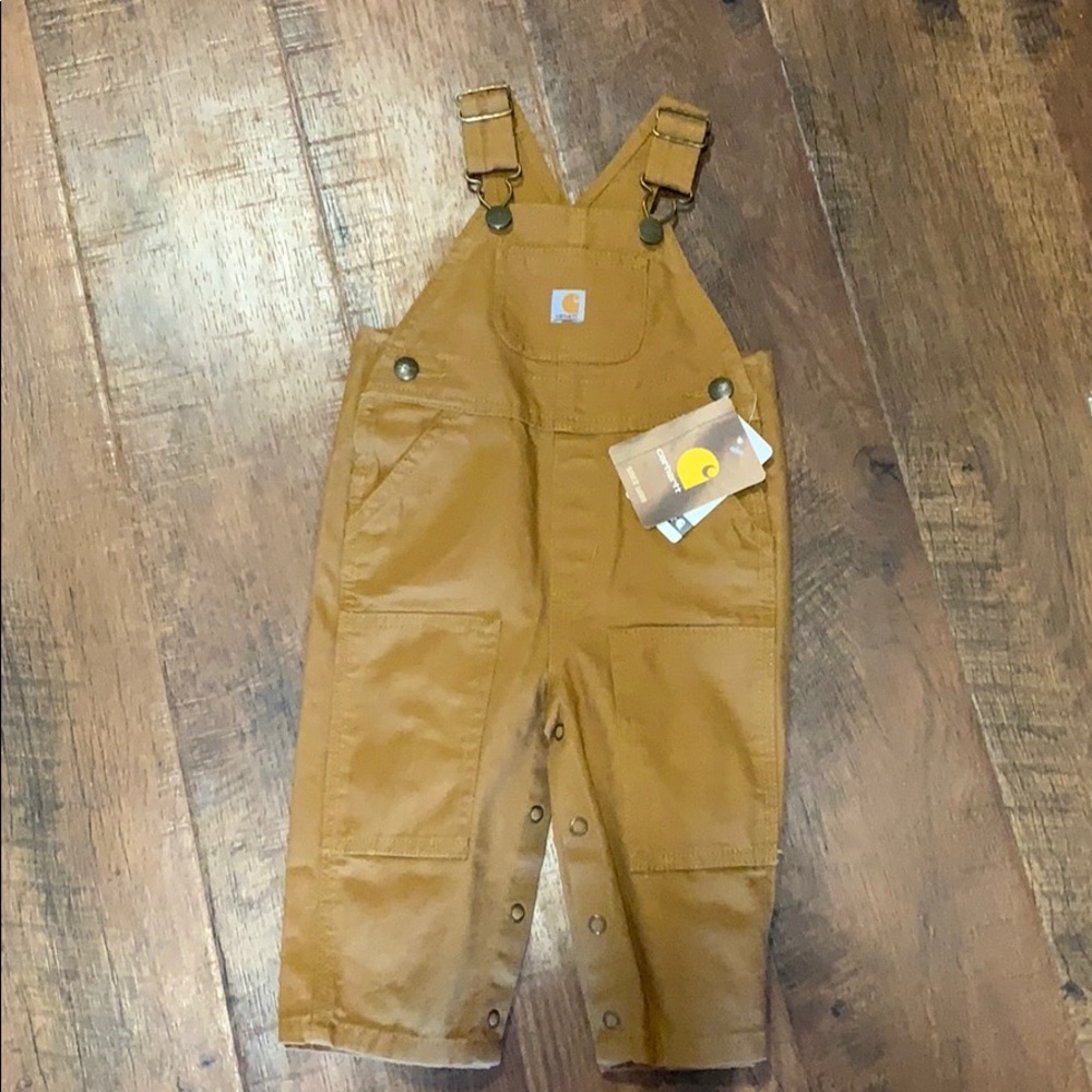Carhartt canvas bib overall